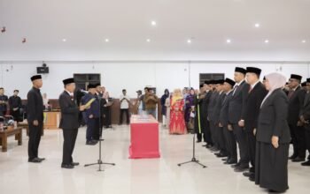 Bupati Pidie Jaya Lantik 22 Pejabat Pratama, 12 Jabatan Kosong Segera Diisi Lewat Open Bidding