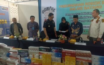 Bea Cukai Langsa Musnahkan 545 Ribu Batang Rokok Ilegal Senilai Rp1,29 Miliar