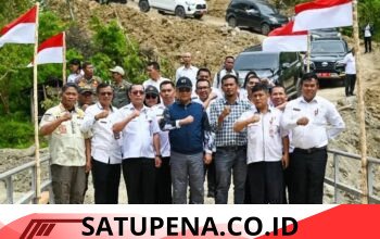 Pasca Bencana, Pertama Kalinya Mobil Menembus ke Desa Batu Nagodang Siatas Humbang Hasundutan.