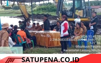 Kick-Off Pembangunan Embung Berbasis Partisipasi Masyarakat di Desa Habeahan Resmi Dimulai.