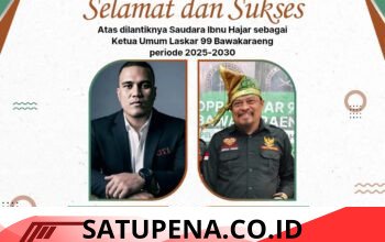 Garda Timur Indonesia Ucapkan Selamat atas Pelantikan Ibnu Hajar sebagai Ketua Umum Laskar 99 Bawakaraeng