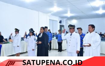 Pelantikan Pejabat Administrator dan Pengawas, Wabup Samosir: Pejabat Harus Cakap, Adaptif dan Siap Dievaluasi.