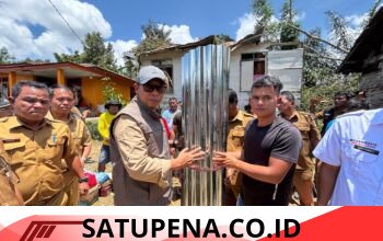 ‎Pastikan Pemulihan Cepat, Bupati Taput Kunjungi Warga Terdampak Angin Puting Beliung di Dua Desa.