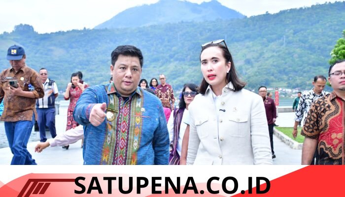 Menteri Pariwisata RI Kunjungi Samosir, Vandiko Serahkan Proposal, Minta Dukungan Pusat.