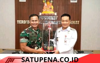 Bupati Humbahas Melakukan Pertemuan Dengan Danpussenif, Bahas Berbagai PSN