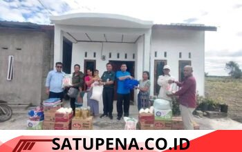 emkab Humbahas Salurkan Bantuan Permakanan kepada Korban Puting Beliung di Desa Nagasaribu II.