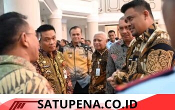 Bupati Humbang Hasundutan Hadiri Rakor Penataan Kawasan Perkotaan dan Pariwisata.