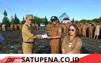 Bupati Humbang Hasundutan Tekankan Disiplin, Integritas, dan Peningkatan Kinerja ASN di Apel Gabungan Tahun Baru 2026,