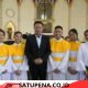 Bupati Humbang Hasundutan Ikuti Ibadah Minggu di Gereja Katolik Santo Fidelis.