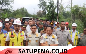 Mendagri Tito Karnavian Tinjau Lokasi Tanah Anjlok di Aceh Tengah, Dandim 0106 Turut Mendampingi