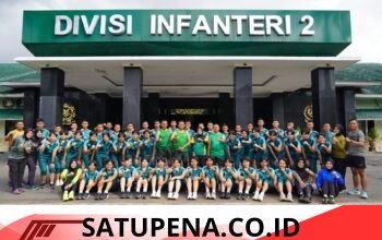 Taruna Akmil dan Prajurit Divif 2 Kostrad Gelar “Happy Run”, Perkuat Soliditas dan Semangat Kebersamaan