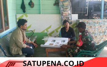 Jalin Silaturahmi, Babinsa Komsos dengan Warga binaan