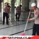 Kapolsek Idi Tunong Pimpin Aksi Bersih Masjid, Pererat Sinergi Polri dan Masyarakat