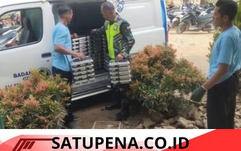 Babinsa Banda Mulia Kawal Program Makan Bergizi Gratis di SMPN 4 Bendahara