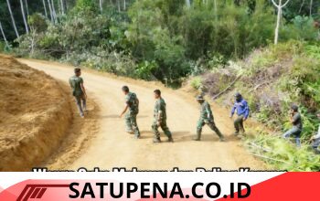 TMMD ke-128 Dikebut, Akses Jalan Suka Makmur–Baling Karang Mulai Terbuka