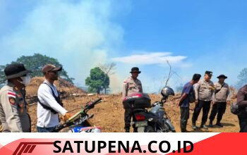 Gerak Cepat Kapolsek Peureulak Tindaklanjuti Titik Api dari Aplikasi Lancang Kuning