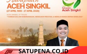 Wakil Ketua DPRK Ajak Masyarakat Perkuat Persatuan dan Tingkatkan Kinerja di HUT  ke-27  Aceh Singkil