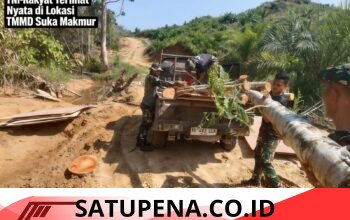 Gotong Royong TNI dan Warga Menguat, Persiapan Mal Pelat Beton TMMD di Aceh Tamiang Dikebut