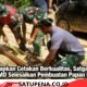 Tak Hiraukan Terik Matahari, Satgas TMMD Tetap Fokus Kerjakan Mal Pelat Beton di Desa Suka Makmur