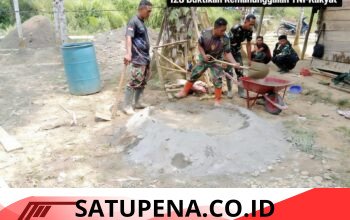 Semangat Tak Padam, Satgas TMMD 128 Aceh Tamiang Tetap Prima di Tengah Kerja Keras