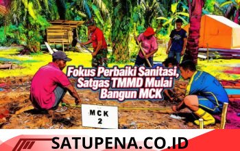 Satgas TMMD Ke-128 Bangun MCK di Suka Makmur, Perkuat Sanitasi dan Kesehatan Warga