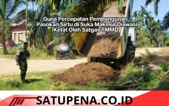 Satgas TMMD 128 Awasi Ketat Pasokan Sirtu, Percepat Pembangunan MCK di Suka Makmur