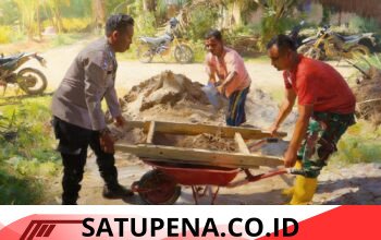 Semangat Gotong Royong dan Kekompakan Warnai TMMD ke-128 di Aceh Tamiang