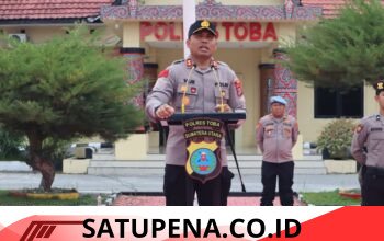 APEL SIAGA MAY DAY, KAPOLRES TOBA PIMPIN LANGSUNG, 95 PERSONEL TERLATIH DITERJUNKAN.