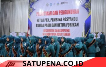 Pelantikan dan Pengukuhan TP PKK, Posyandu, Bunda PAUD, dan FORIKAN Tingkat Kecamatan dan Kampung, Perkuat Program Pembangunan Berbasis Kampung di Aceh Tengah