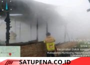 Kebakaran Rumah Warga Terjadi Di Desa Purba Dolok, 2 Armada Damkar Diterjunkan.