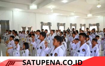Pemkab dorong Atlet Taekwondo dalam UKT Geup yang diselenggarakan Pengkab TI Humbahas, Teruslah Berlatih untuk meraih Berprestasi .