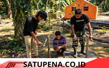 Jamin Struktur Kokoh, Satgas TMMD 128 Aceh Tamiang Teliti Merangkai Besi Pondasi