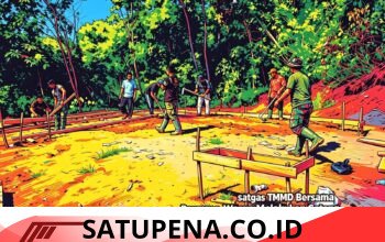 Satgas TMMD 128 dan Warga Bersinergi Bangun RTLH, Bukti Nyata Kepedulian untuk Rakyat