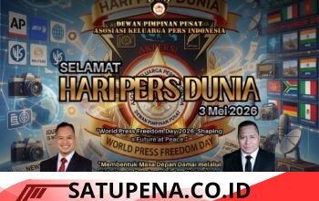 Ketua Umum DPP AKPERSI Serukan Semangat Juang Pers di Hari Pers Dunia.