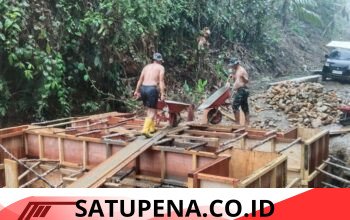 Pembangunan Jembatan Plat Beton di Suka Makmur Dimulai, TMMD Ke-128 Perkuat Akses Infrastruktur