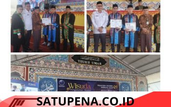Kadis Syariat Islam Lhokseumawe Hadiri Wisuda Santri Dayah Misbahul Ulum