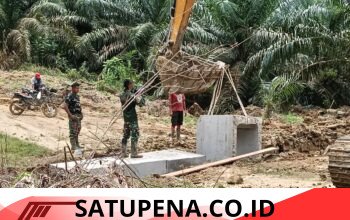 Sinergi TNI dan Warga, Pembangunan Box Culvert di Aceh Tamiang Perkuat Infrastruktur Desa