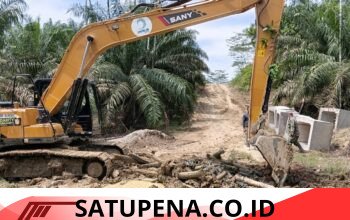 Optimalisasi Alat Berat, Satgas TMMD ke-128 Aceh Tamiang Percepat Pembangunan Gorong-Gorong