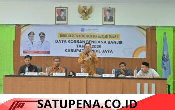 Pemkab Pidie Jaya Tegaskan Verifikasi Ketat Bantuan Banjir Agar Tepat Sasaran