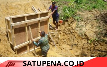 Pengecoran Gorong-Gorong Dimulai, Progres TMMD Ke-128 di Aceh Tamiang Semakin Terlihat