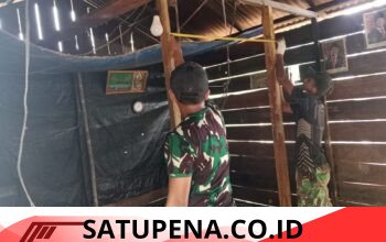 Satgas TMMD Ke-128 Mulai Renovasi RTLH Sasaran Keempat di Baling Karang
