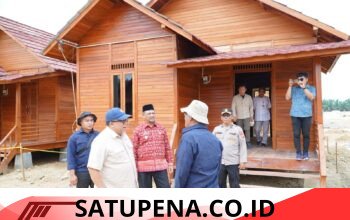 Wamen PKP Tinjau Huntap Simpang Kanan, Pemulihan Pascabanjir Aceh Tamiang Dikebut