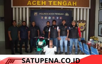Satreskrim Polres Aceh Tengah Ringkus Pelaku Curanmor, Motor Curian Berhasil Diamankan