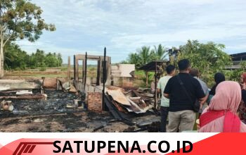 Warkop Sekaligus Rumah Di Seunuddon Terbakar, Kerugian Ditaksir Rp 130 Juta
