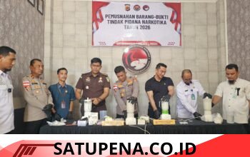 Polres Langsa Musnahkan 2,5 Kg Sabu, Selamatkan Lebih 20 Ribu Jiwa dari Ancaman Narkotika