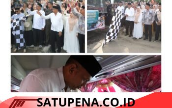 Wakil Wali Kota Lhokseumawe Lepas 240 Calon Jemaah Haji ke Asrama Haji Banda Aceh