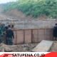 Satgas TMMD ke-126 Kodim 0117/Aceh Tamiang Genjot Pemasangan Papan Mal Jalan Beton di Suka Makmur