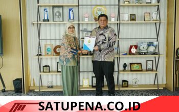 BUPATI SAMOSIR KUNJUNGI BAKTI KOMDIGI, USULKAN PENANGANAN BLANKSPOT.