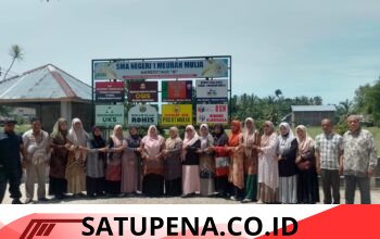 Menjelang Hari Raya Idul Adha 1447 Hijriah Civitas SMAN 1 Meurah Mulia Kompak Percantik Lingkungan Sekolah