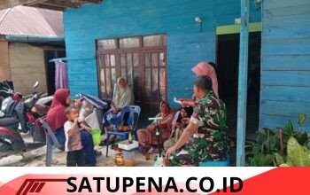 Babinsa Koramil 01/Lut Tawar Aktif Laksanakan Komsos di Desa Binaan